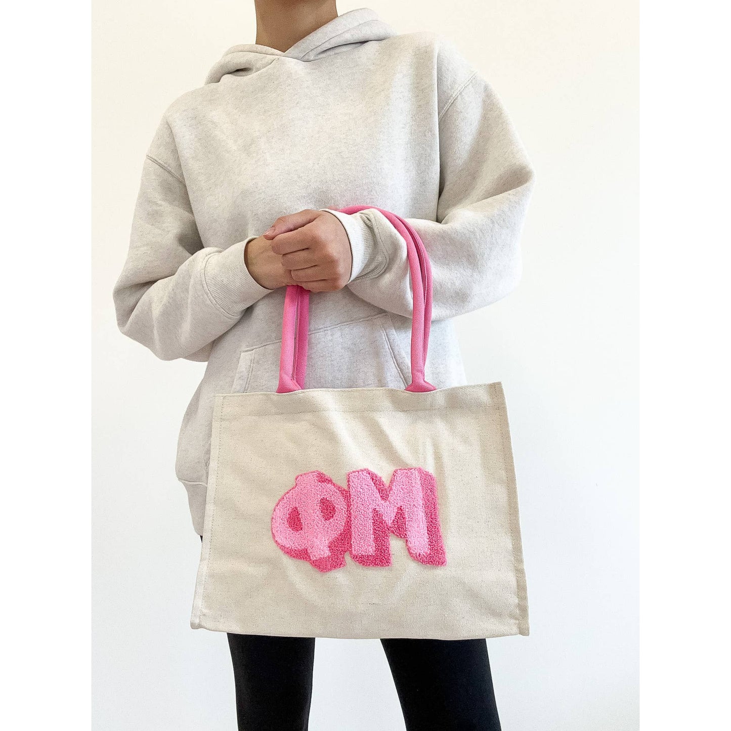 Phi Mu Chenille Sorority Gift Tote