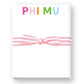 Donovan Designs - SORORITY GREEK RAINBOW MINI NOTEPAD: KAPPA KAPPA GAMMA