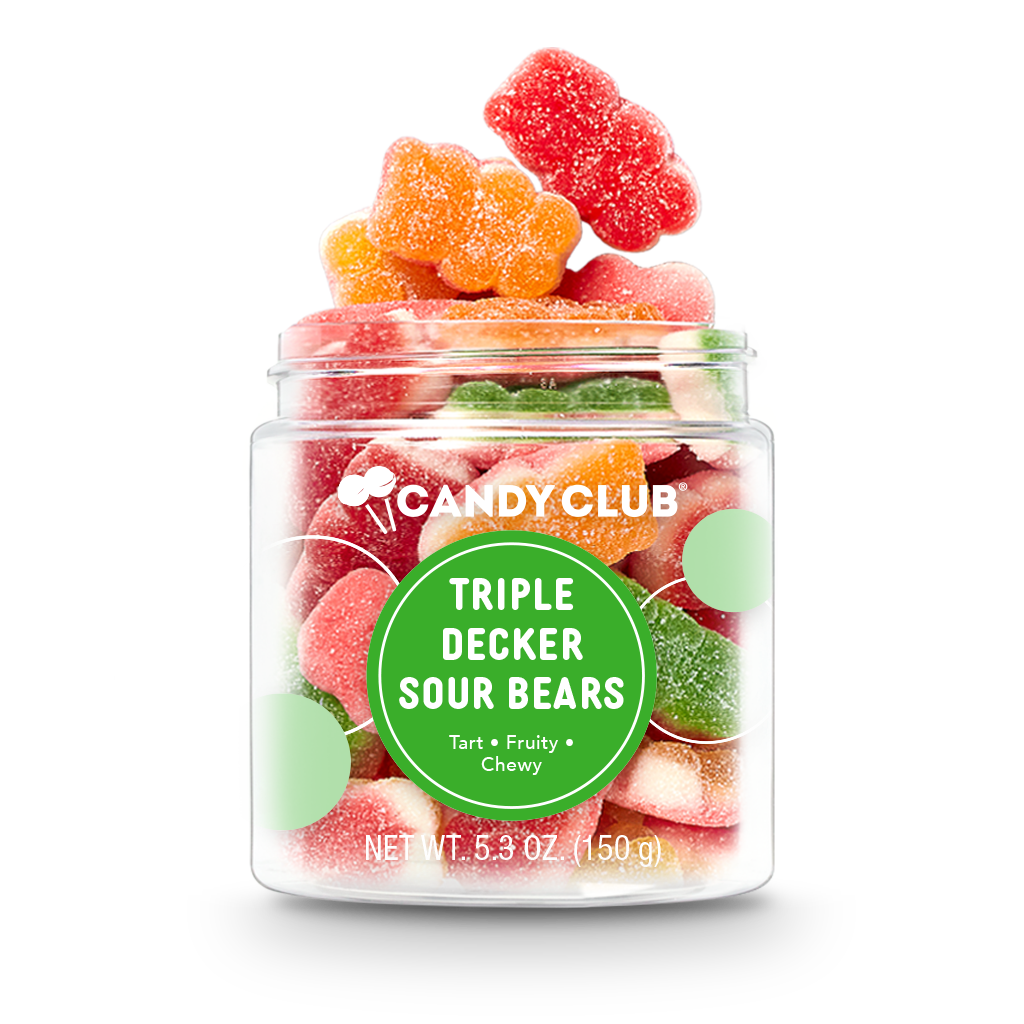 Triple-Decker Sour Bears Candy