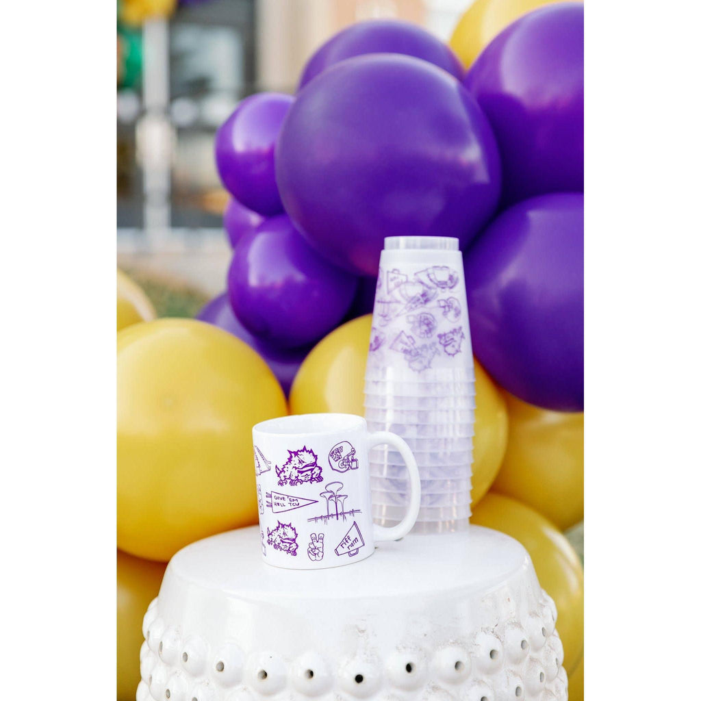 Victory Lap - TCU Shatterproof Cups - Set of 8