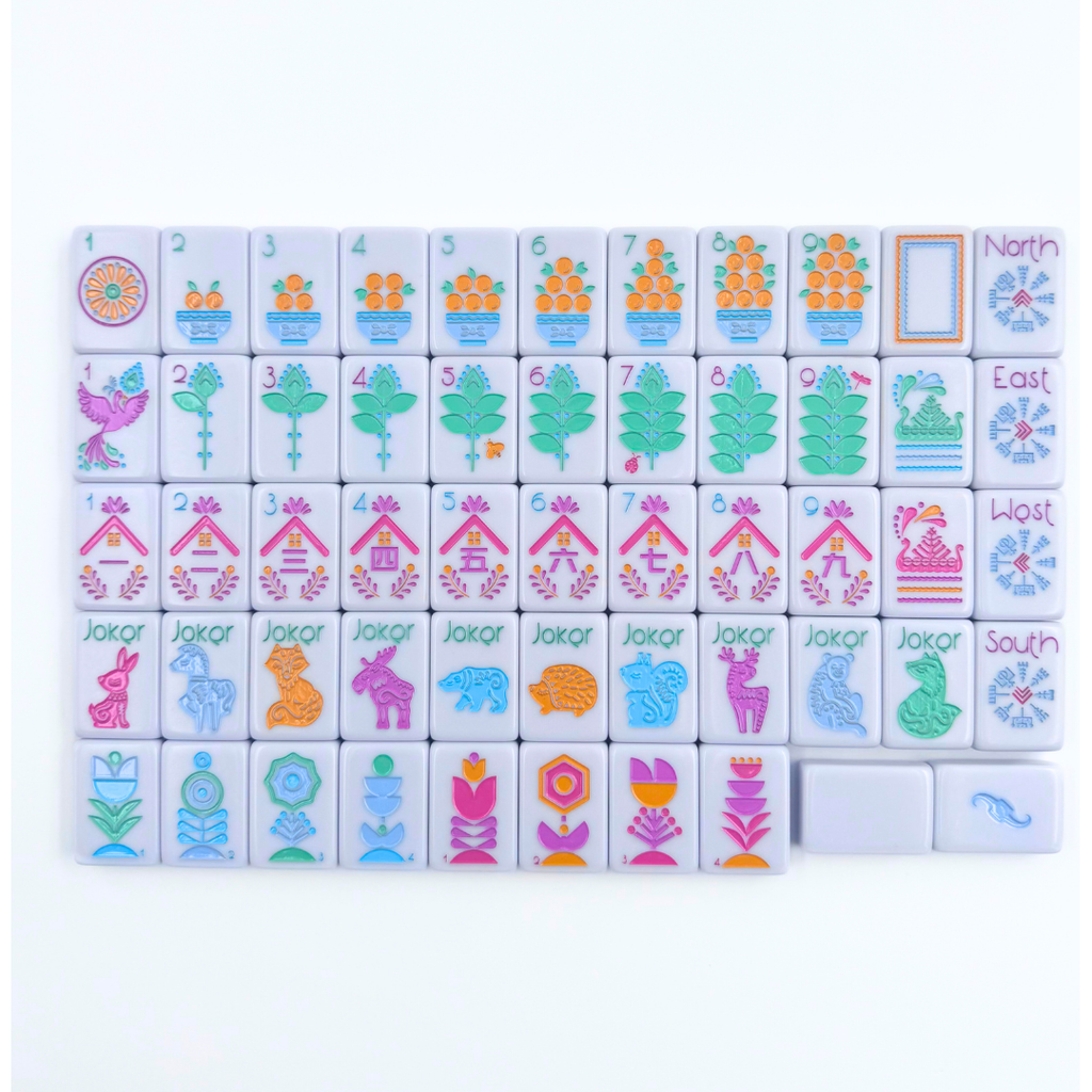 LIMITED TIME SALE  - My Fair Mahjong - THE SCANDINAVIAN FOLK ART SERIES | Mahjong with Nordic Style
