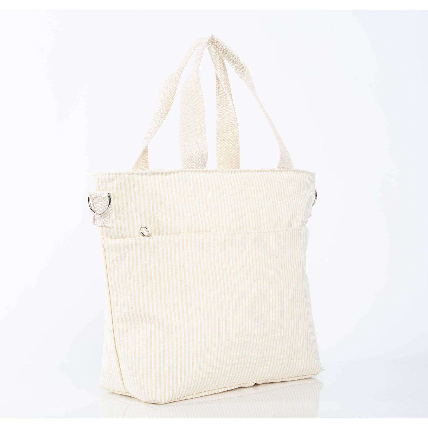 CB STATION - Stripes Cooler Tote: Gray