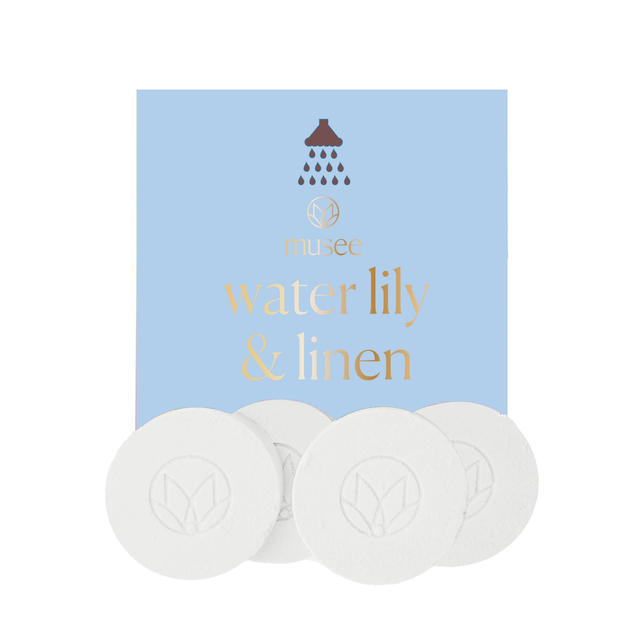 Musee - Water Lily & Linen Shower Steamers
