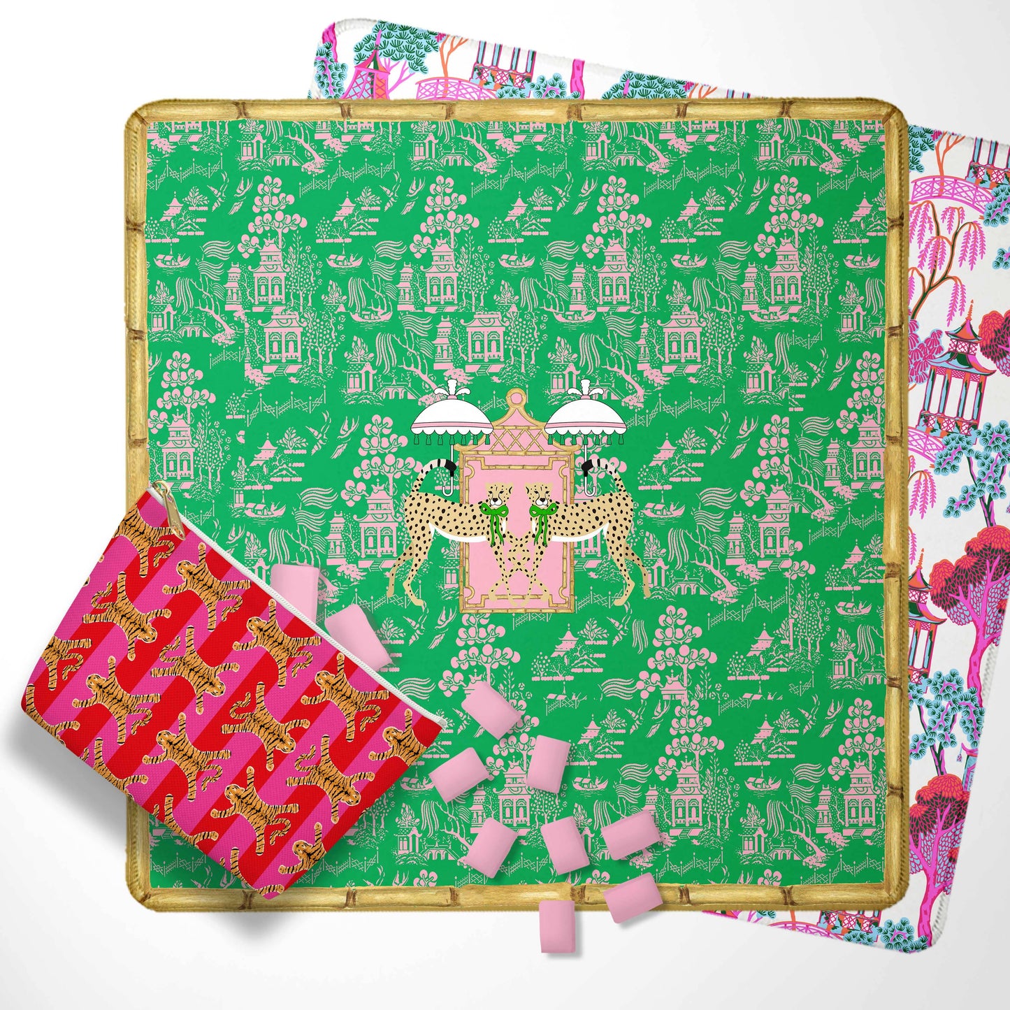 Boutique Monogram - Mahjong Mat, Neoprene, Boutique Monogram: COCO / With Carrying Bags