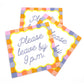 Please Leave By 9p.m. | Cocktail Napkins