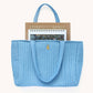 Simplified by Emily Ley - Quilted Tote Bag - French Blue