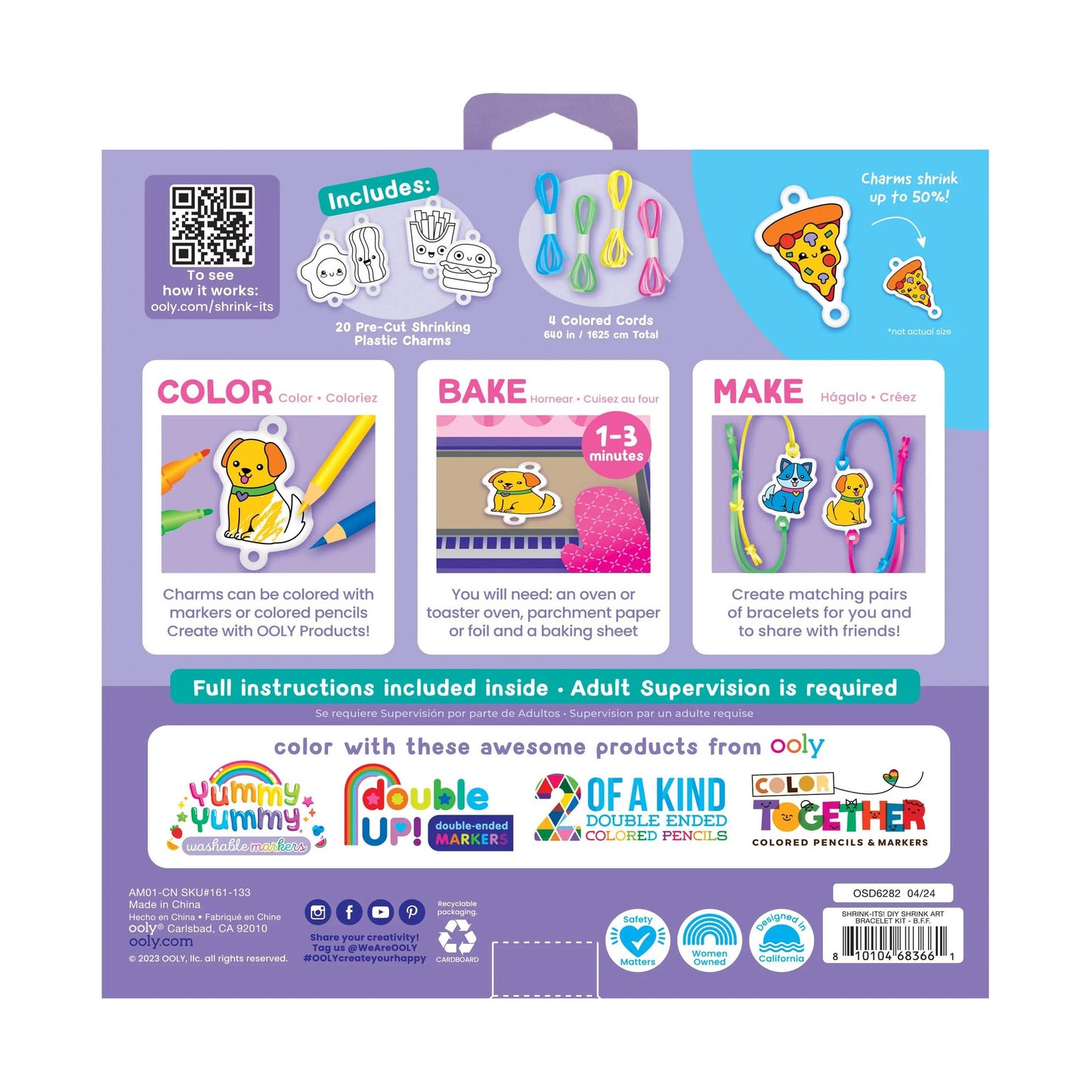 Shrink-Its! D.I.Y. Shrink Art Bracelets Kit - B.F.F.