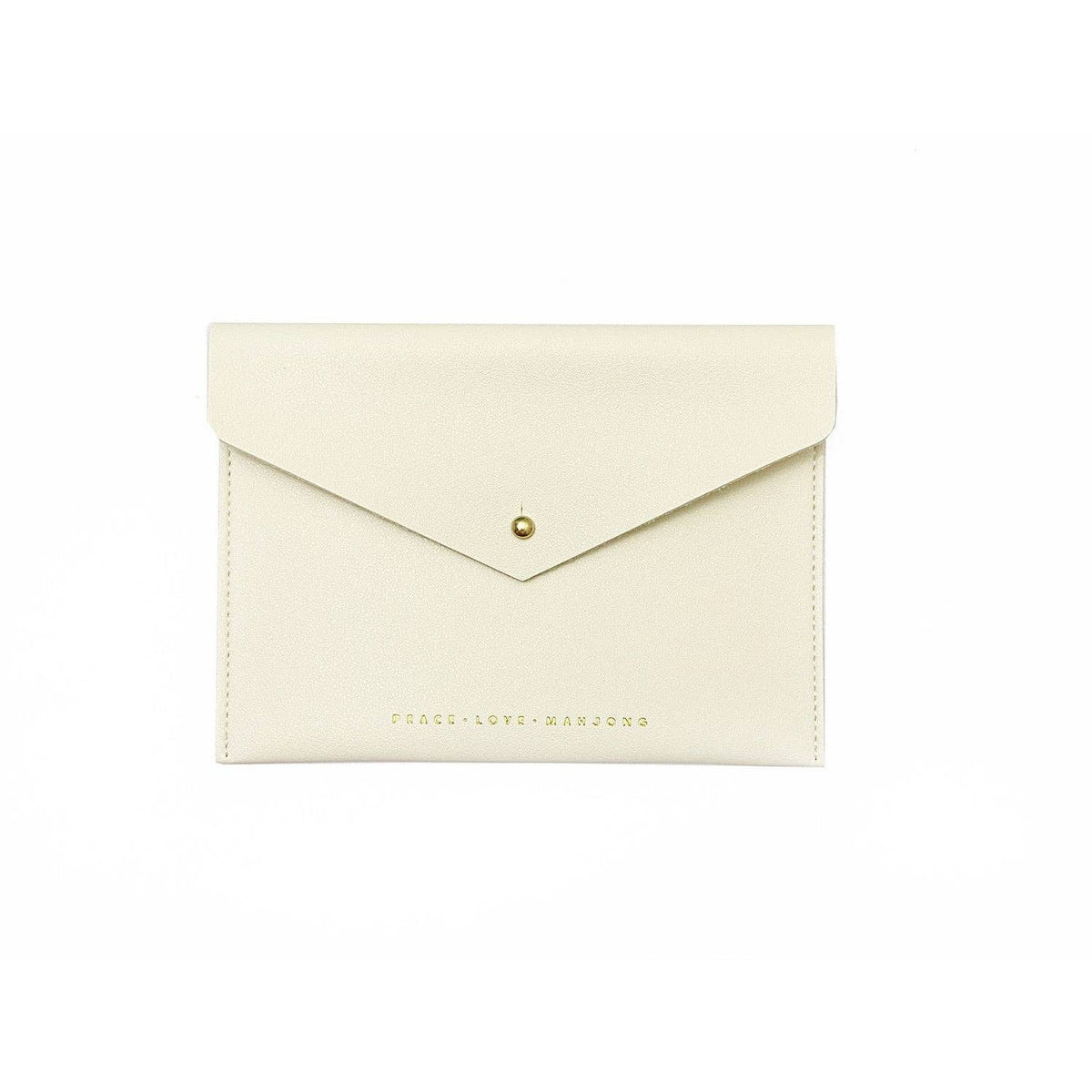 Peace Love Mahjong - Card Clutch: Serenity Blue - Large Size