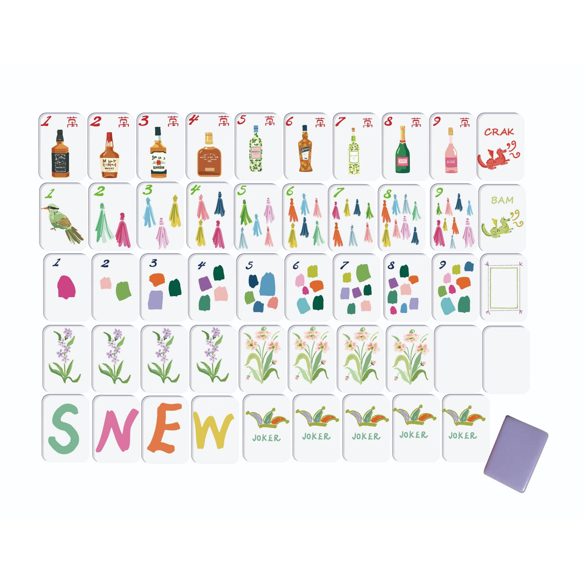 KEVA - Cocktails Mahjong Tiles
