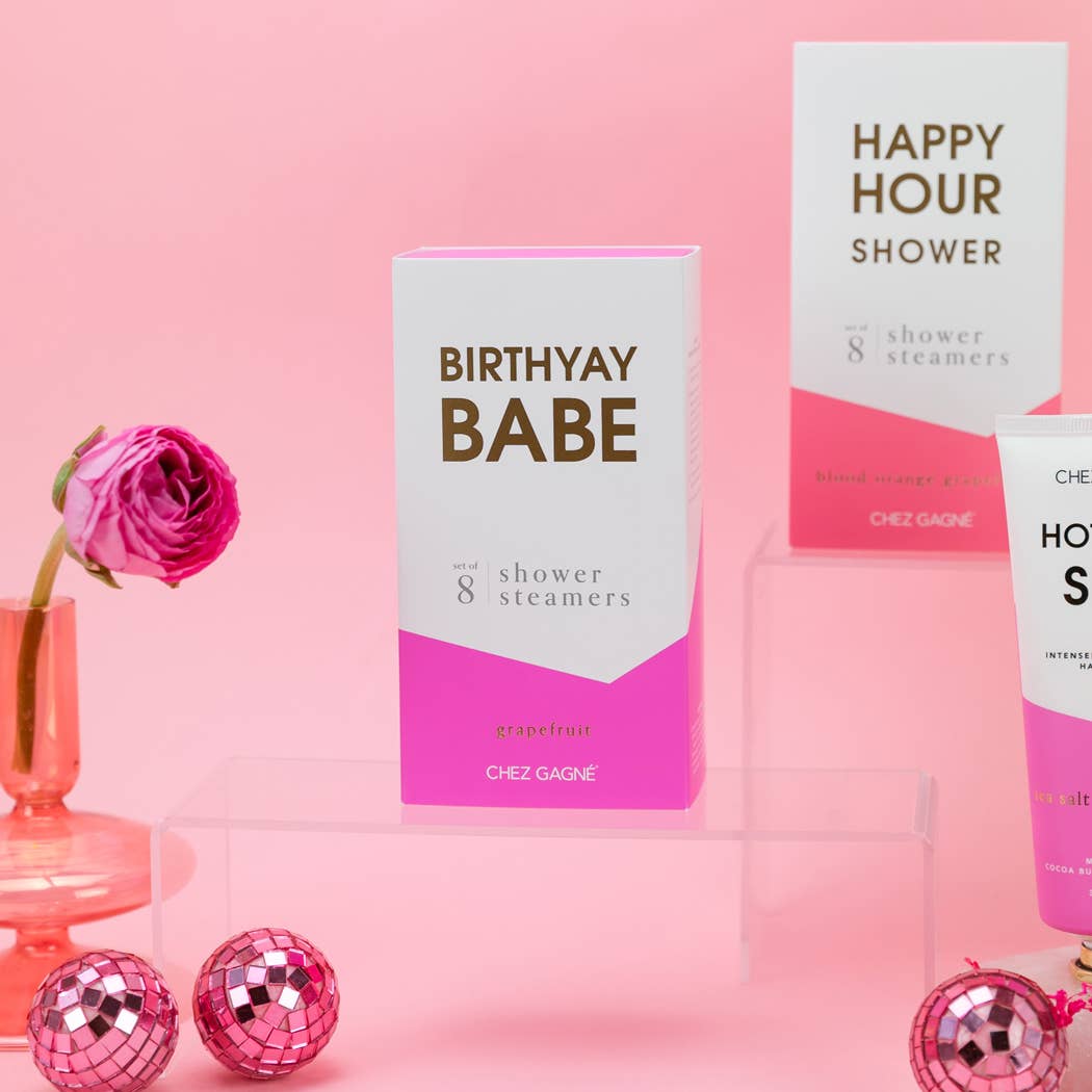 Birthyay Babe - Birthday Shower Steamers - Grapefruit - Chez Gagné
