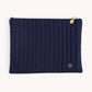 Pouch, Quilted Navy