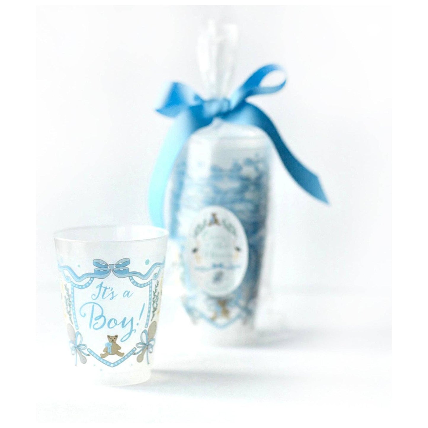 "It's A Boy" Frosted Cups