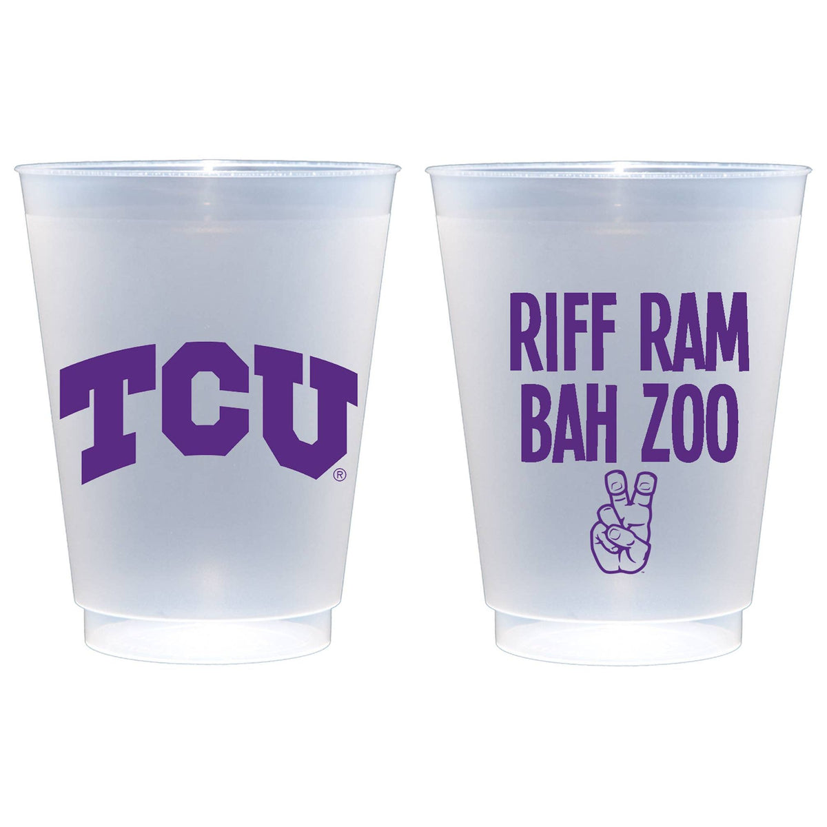TCU | Riff Ram Bah Zoo Frost Flex Cups