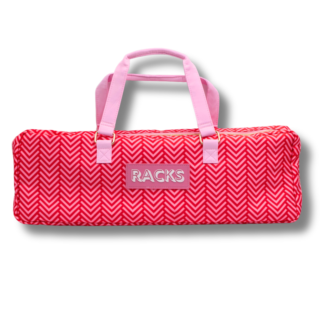 My Fair Mahjong - Mahjong Rack Bag  |  Fits 20" Racks + Folded Mat : Arrows- Red Rack Bag