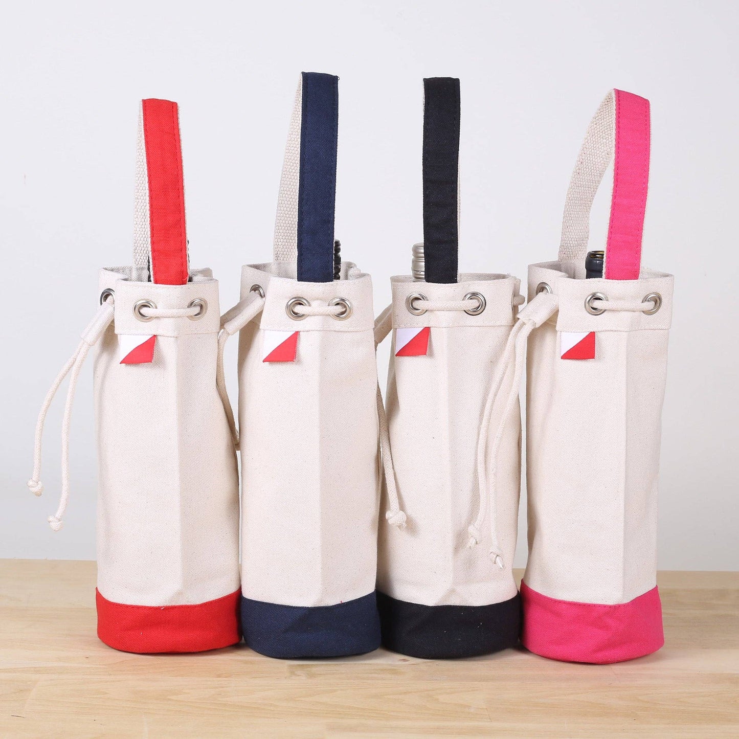 ShoreBags - Single Bottle Wine Champagne Bag: Navy
