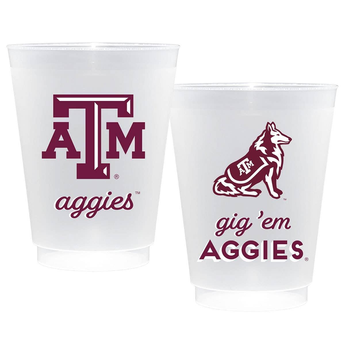 Canvas Style - Texas A&M Aggies NCAA Frost Flex Cups (Set of 10)