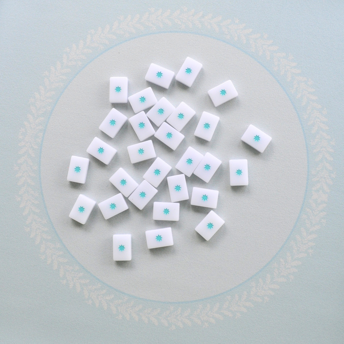Middle & Main Mahjong - All Season’s Robin’s Egg Blue Mat