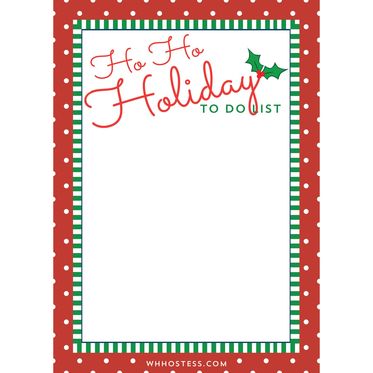 Oversized HO HO Holiday Sticky Notes