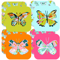 KEVA - Summerfly Coasters, Set of 4