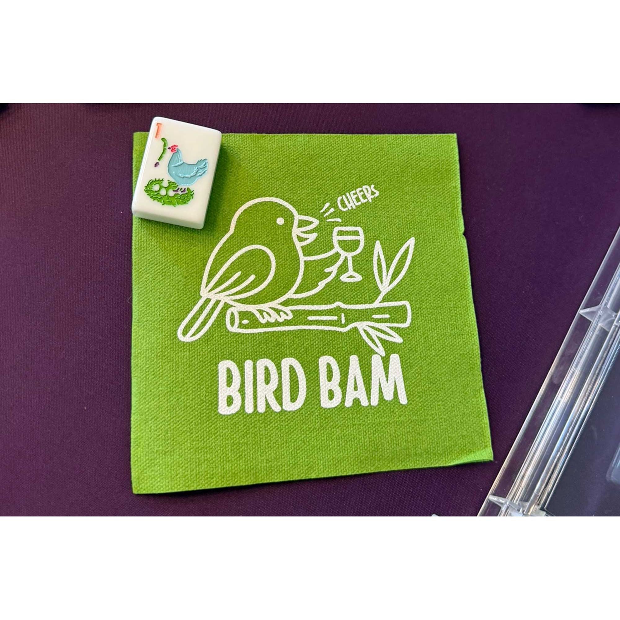 Two Funny Girls - Mahjong - Bird Bam Beverage Napkin {20 ct Pack}