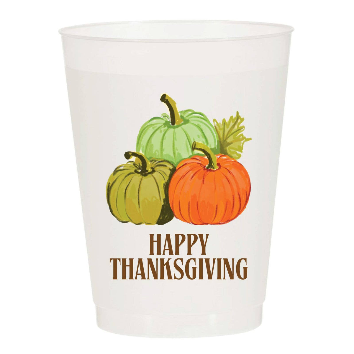 Happy Thanksgiving Pumpkins | Frosted Cups