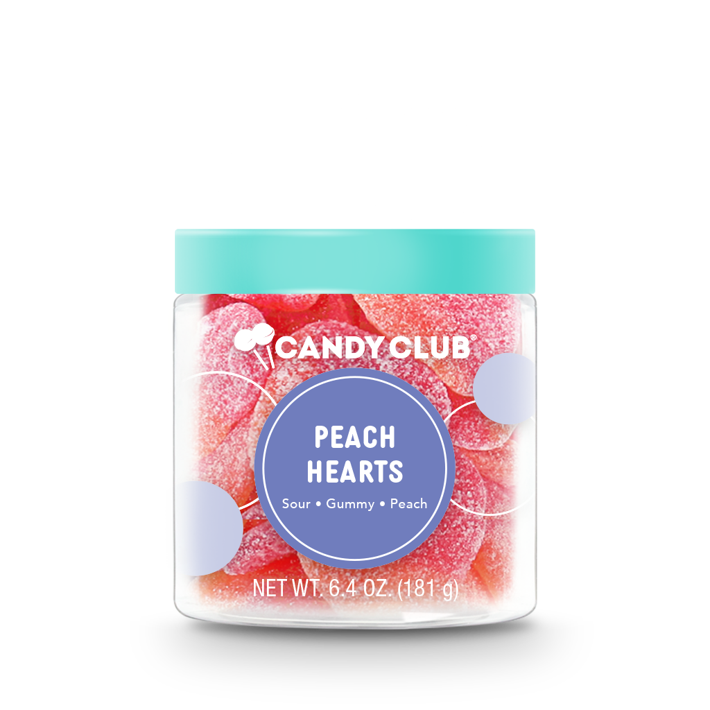 Peach Hearts Candy