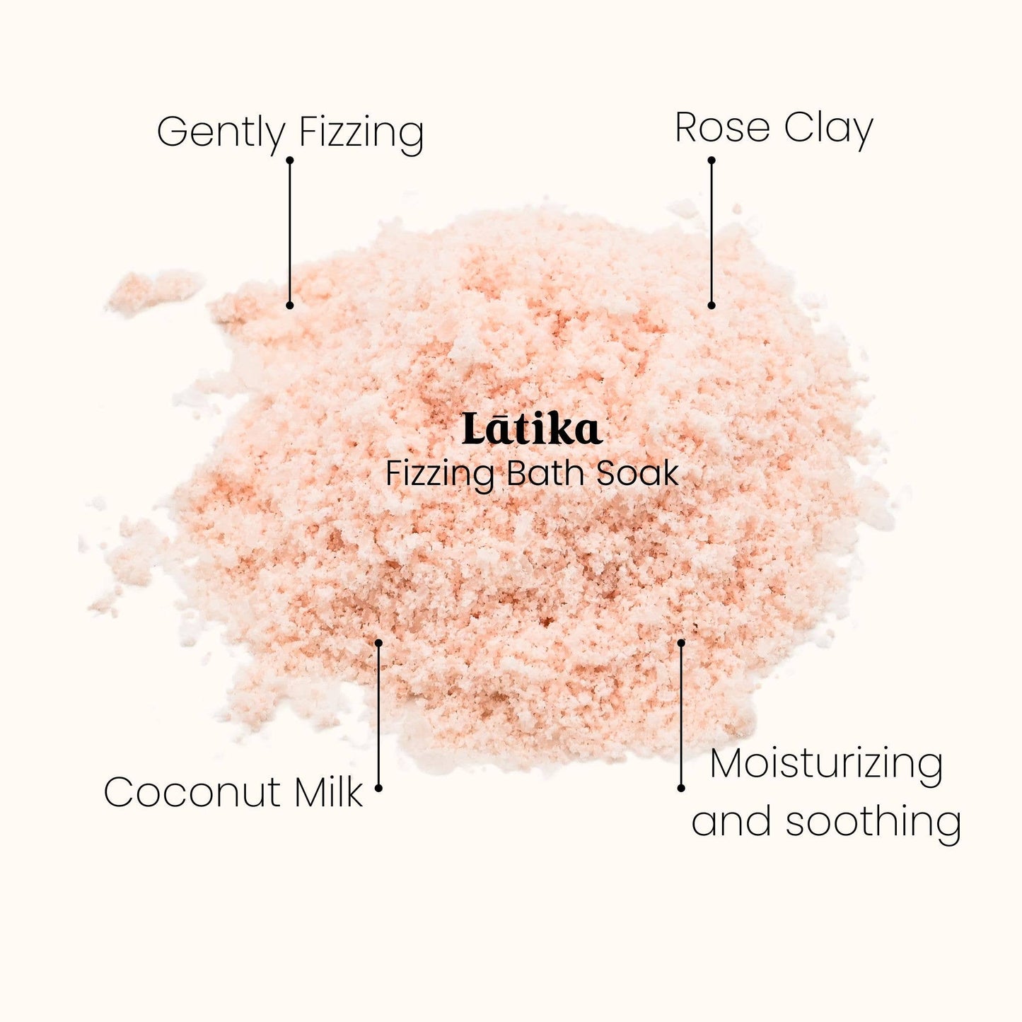 Latika Beauty - Pink Christmas🎄 Fizzing Bath Soak