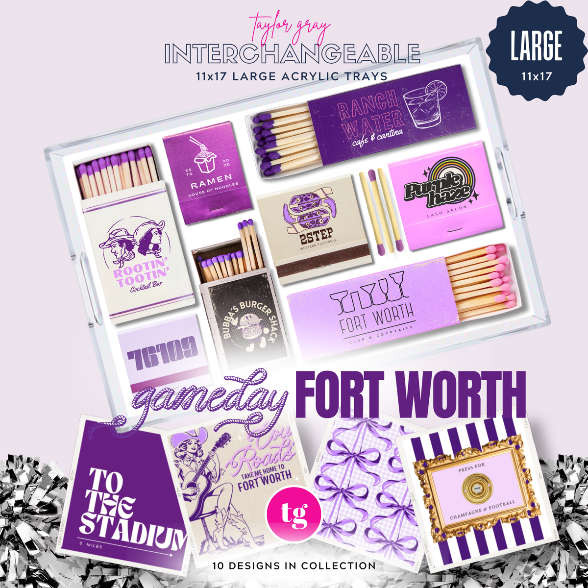 GAMEDAY FORT WORTH insert set | 11x17