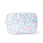 Mahjong Stripe Clear Coated Rectangular Cosmetic Case
