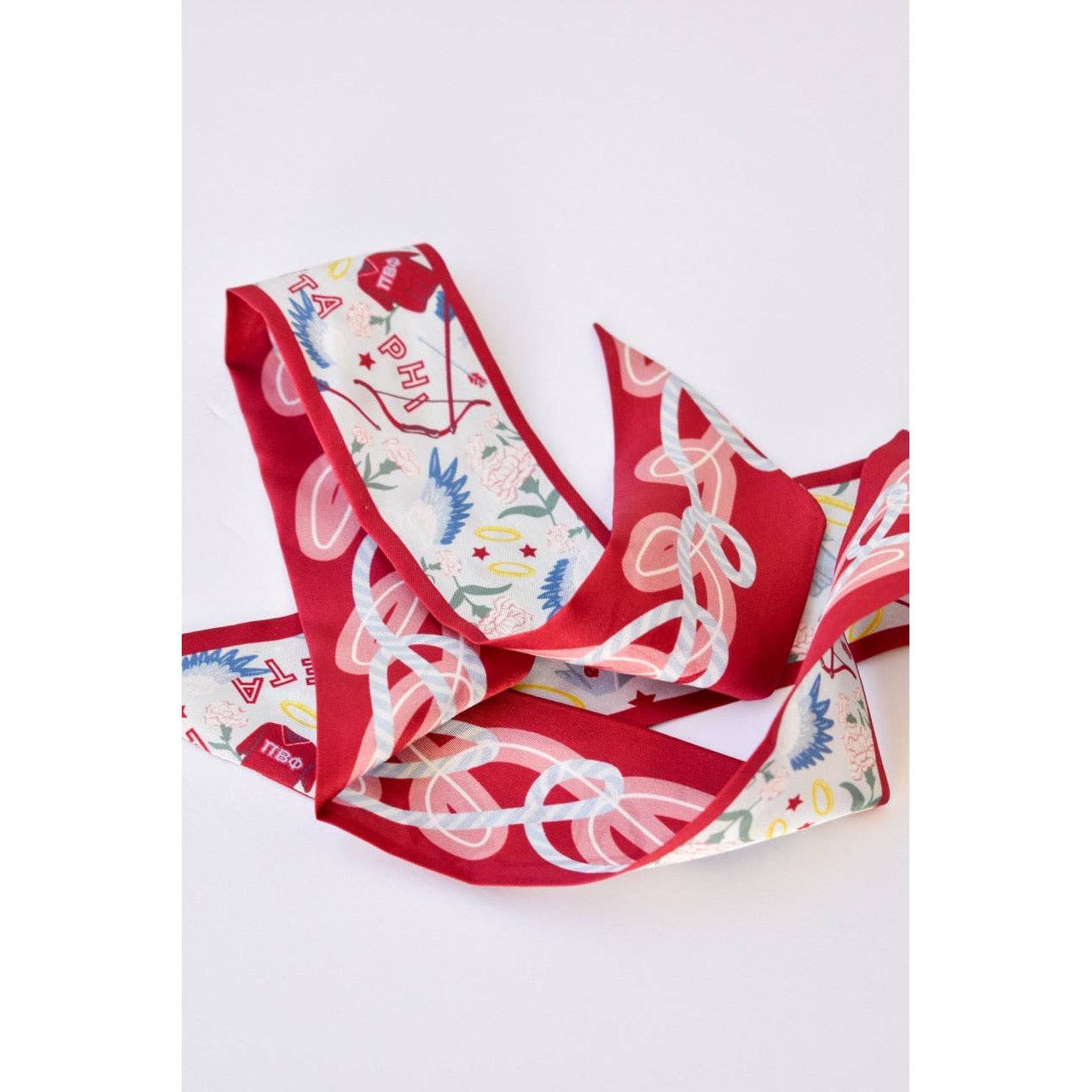 Saturday Silks - Pi Beta Phi Skinny Scarf