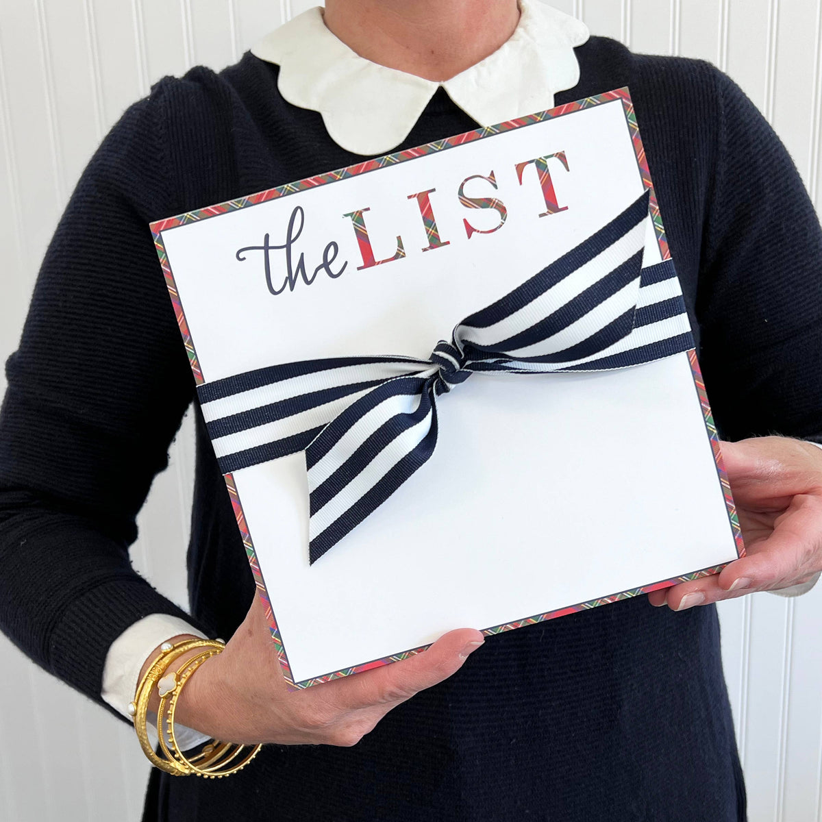 The List Tartan Slab Notepad