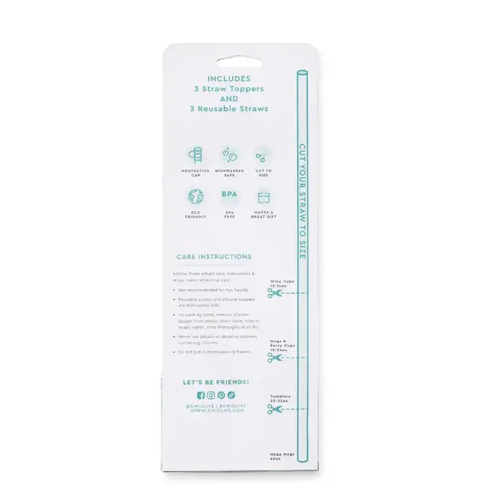 Swig Life - Mahjong Straw Topper Set