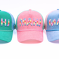 My Fair Mahjong - MAHJONG HAT | Corduroy Trucker | MAHJ: Pink