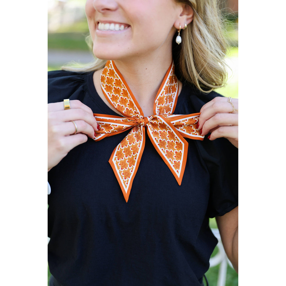 The Sideline Scarf™ | Bright Orange