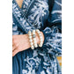 Olivia Cotton Pearl & Gold Bracelet (12mm)