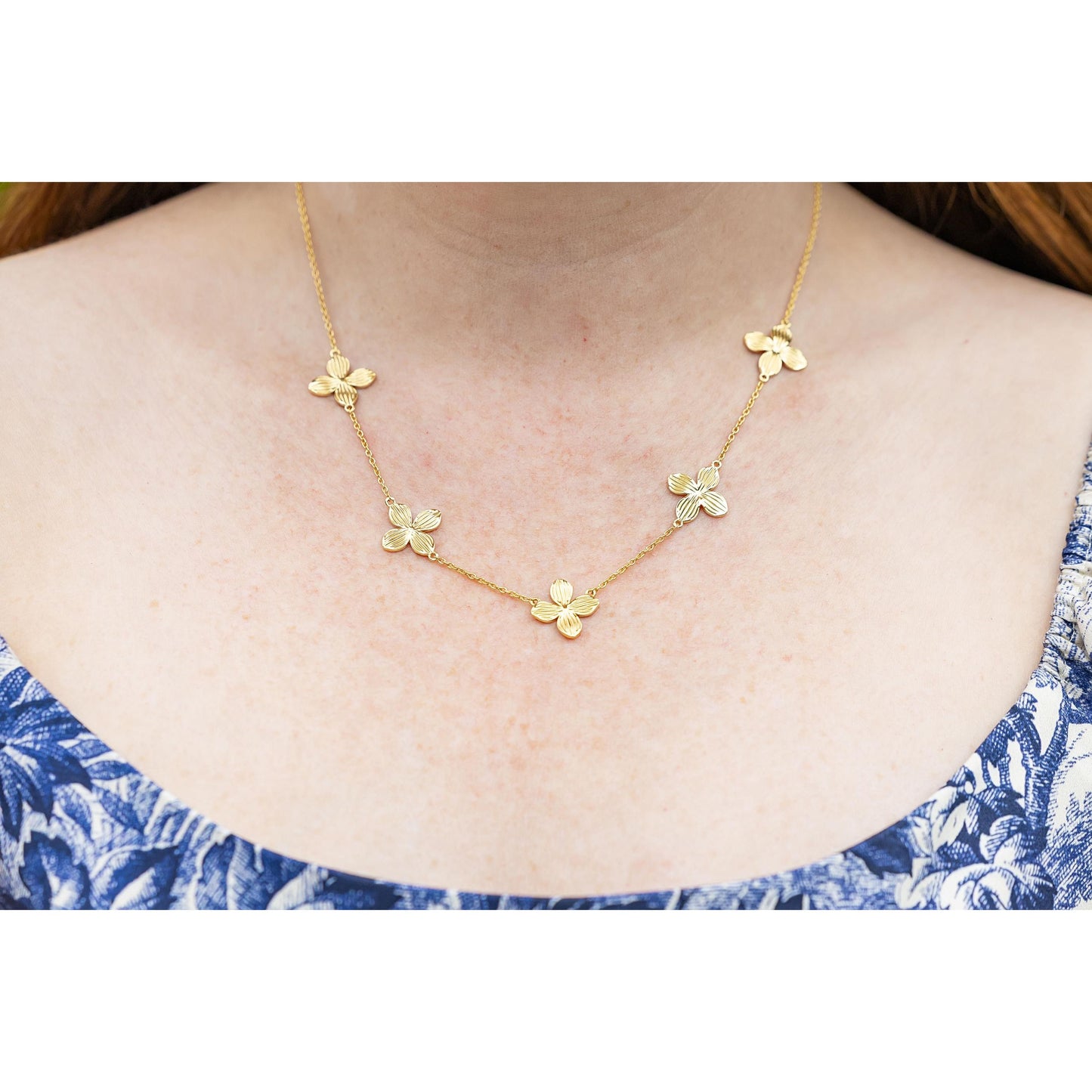 Bloom Multi Flower Necklace