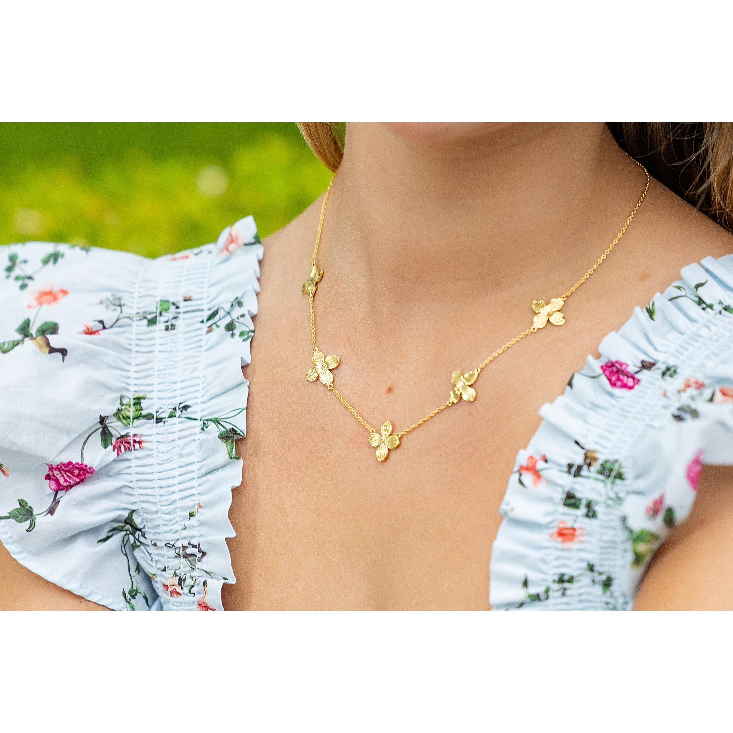 Bloom Multi Flower Necklace