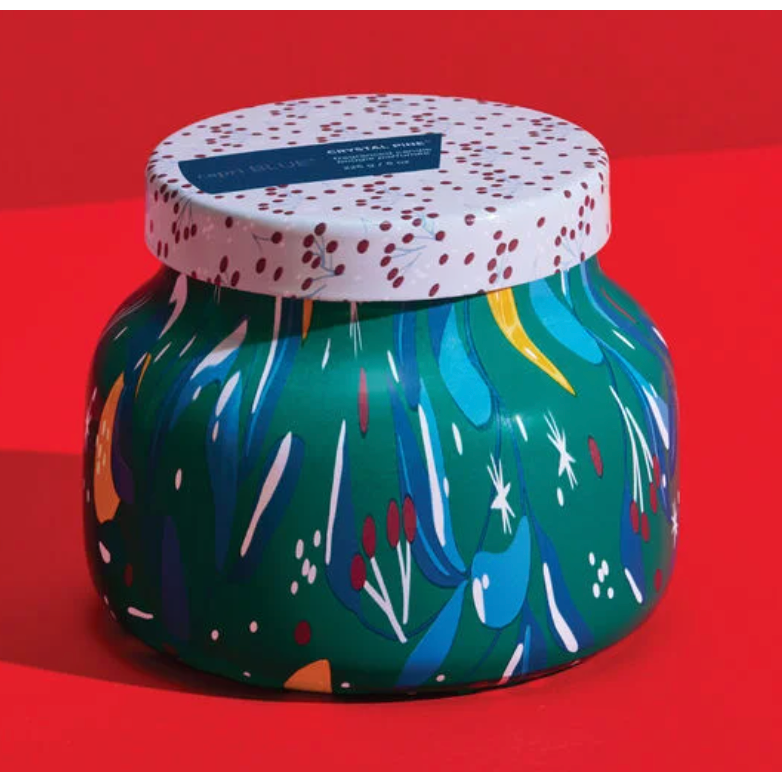 Volcano Holiday Pattern Play Petite Jar Candle, 8 oz