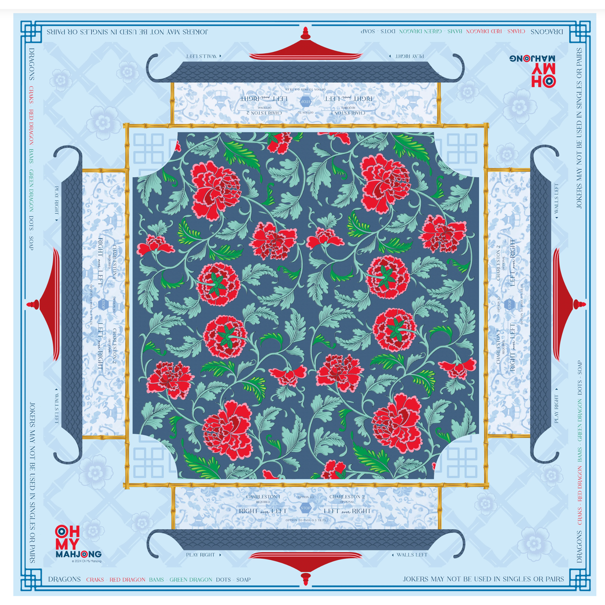 OMM Liberty Mahjong Mat in a Tube – Well Gifted