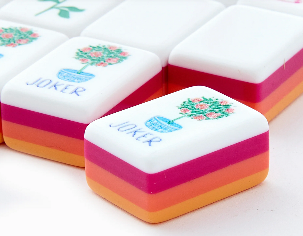 Sunset Mahjong Tiles