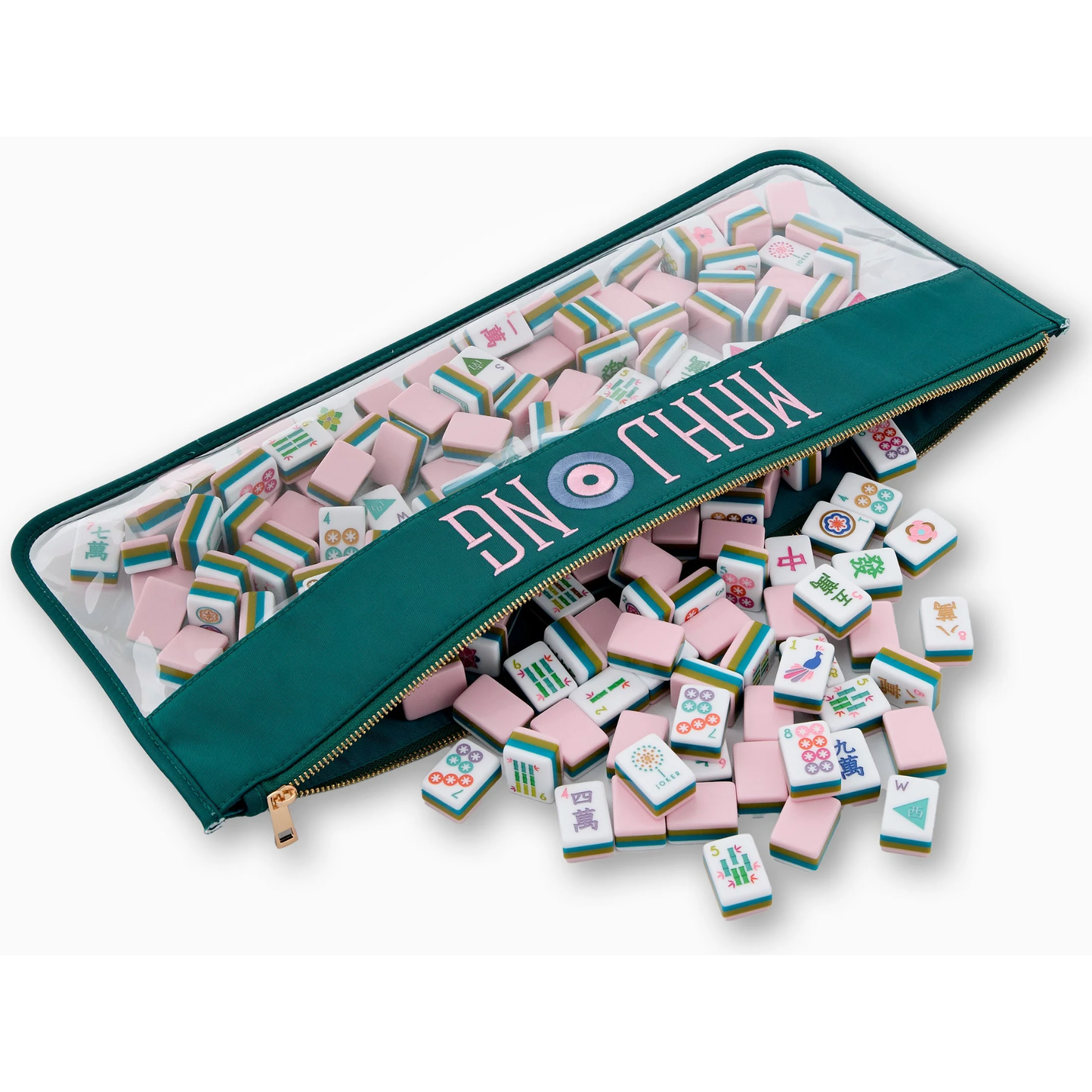Teal Mahjong Bag