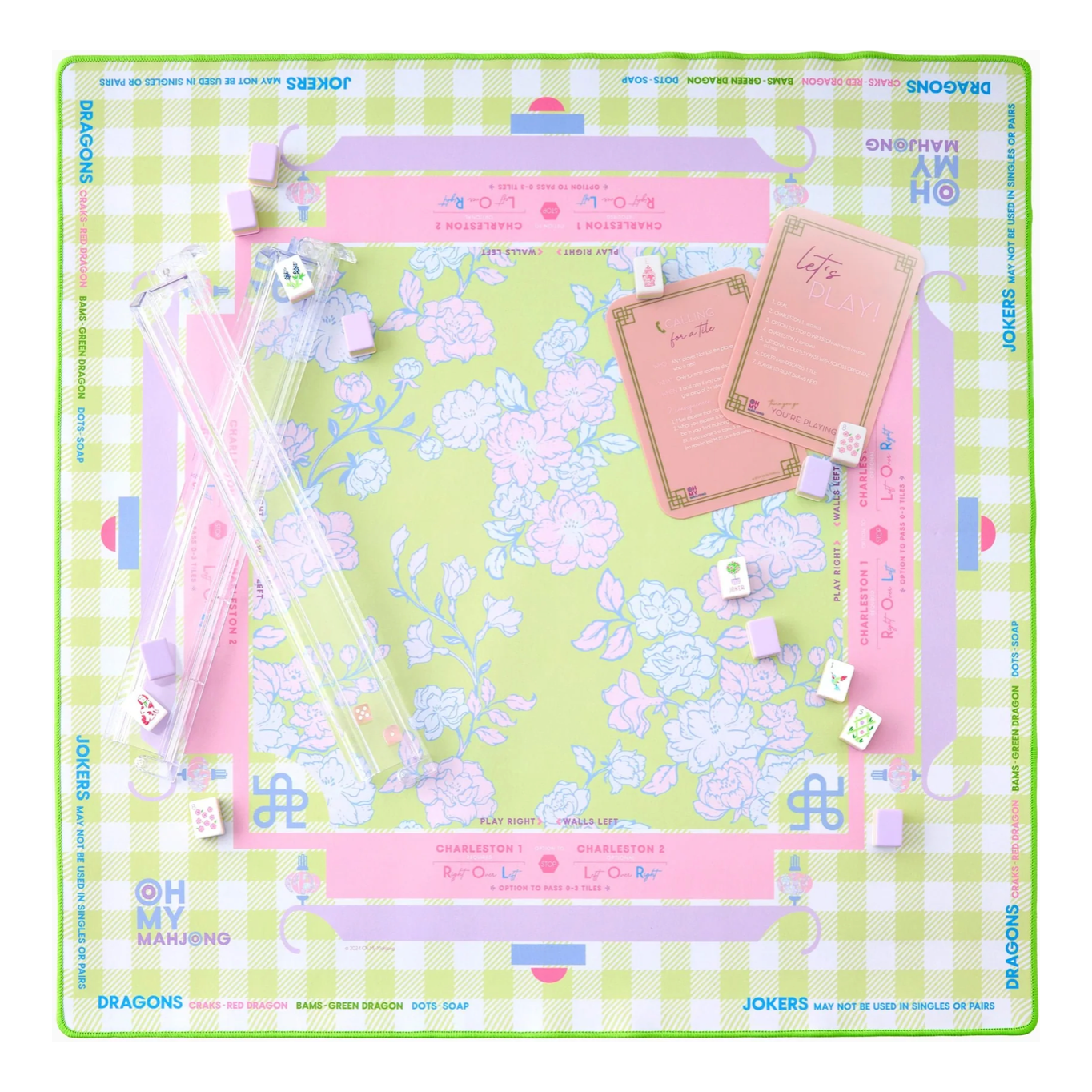 OMM Garden Party Mahjong Mat