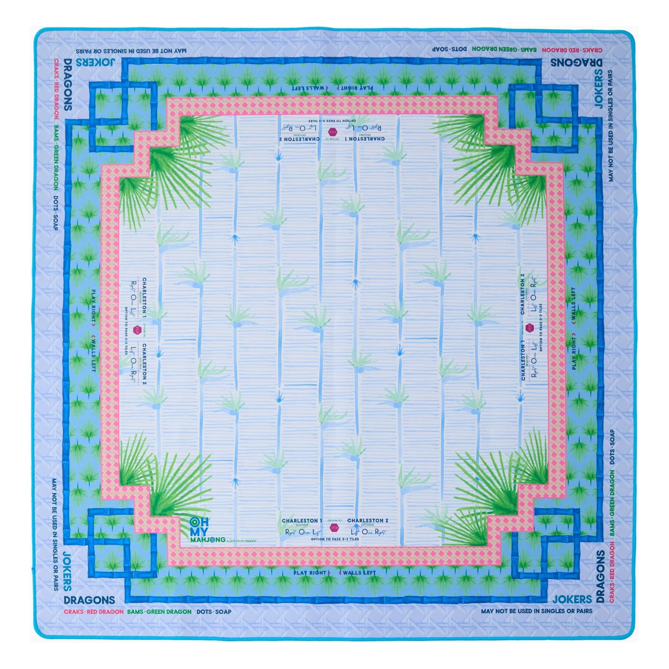OMM Palm Paradise Mahjong Mat