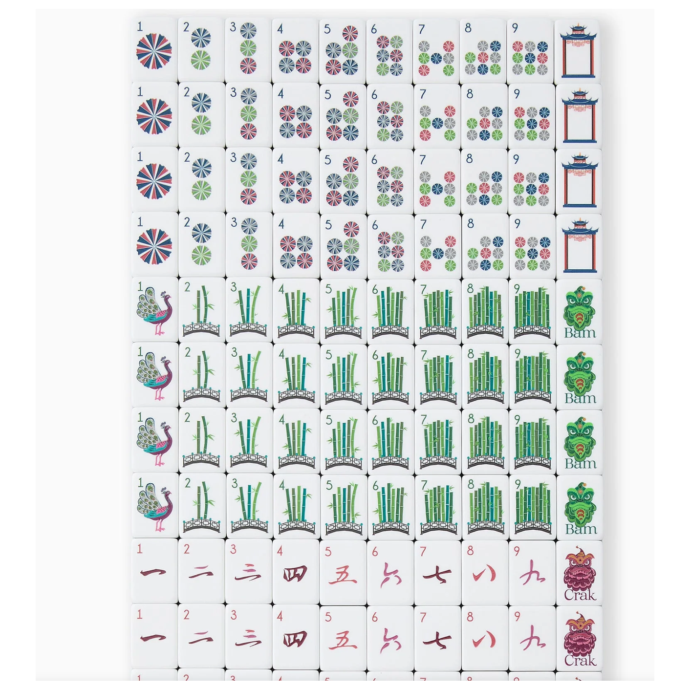 OMM Gatsby Mahjong Tiles