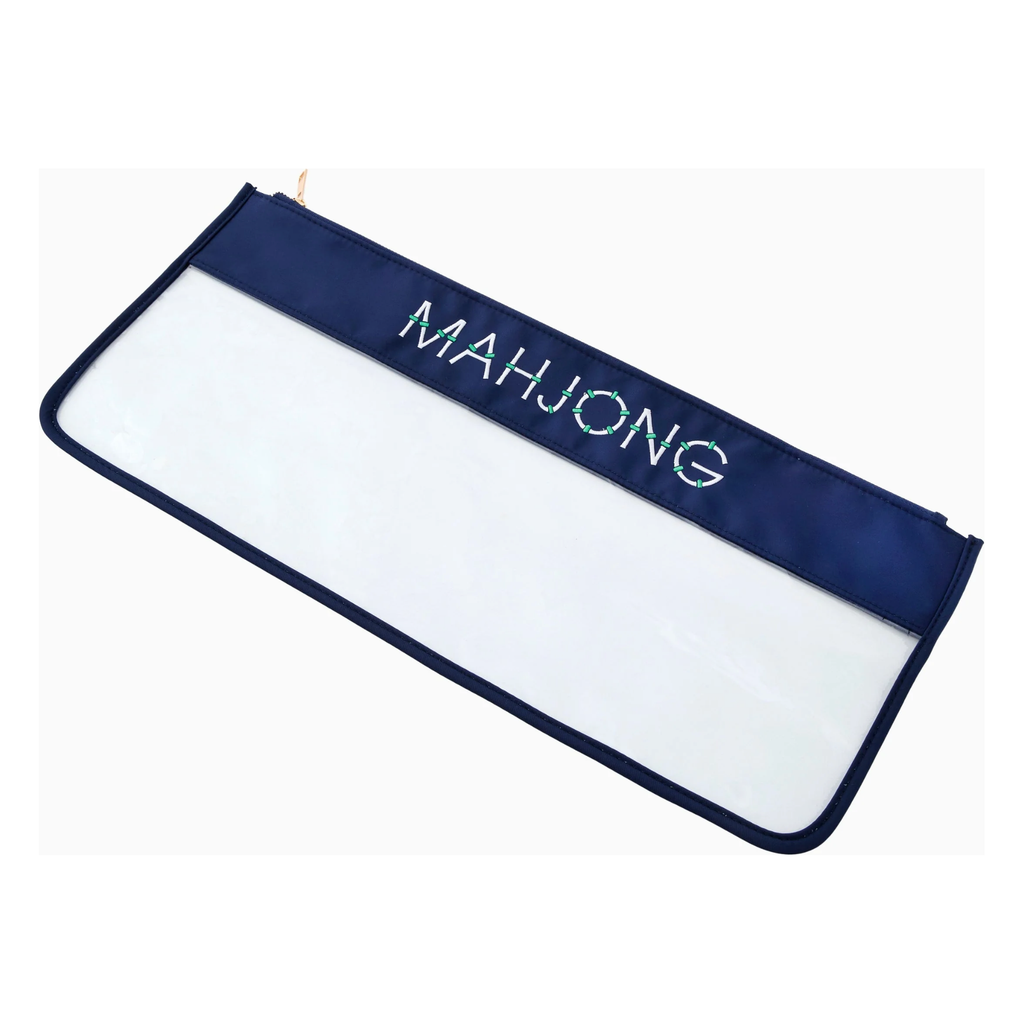 NEW - Navy Bamboo Tile Bag