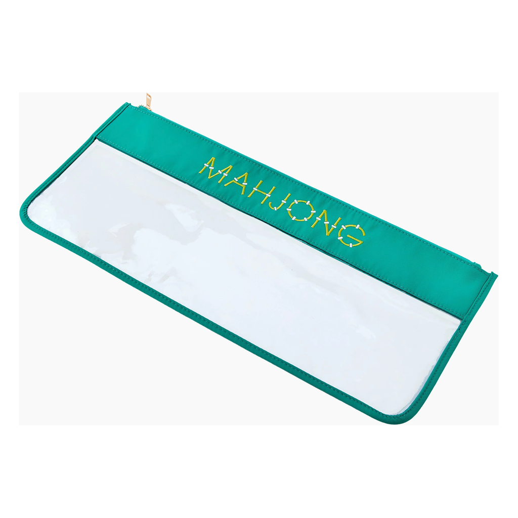 NEW - Aqua Mahjong Tile Bag