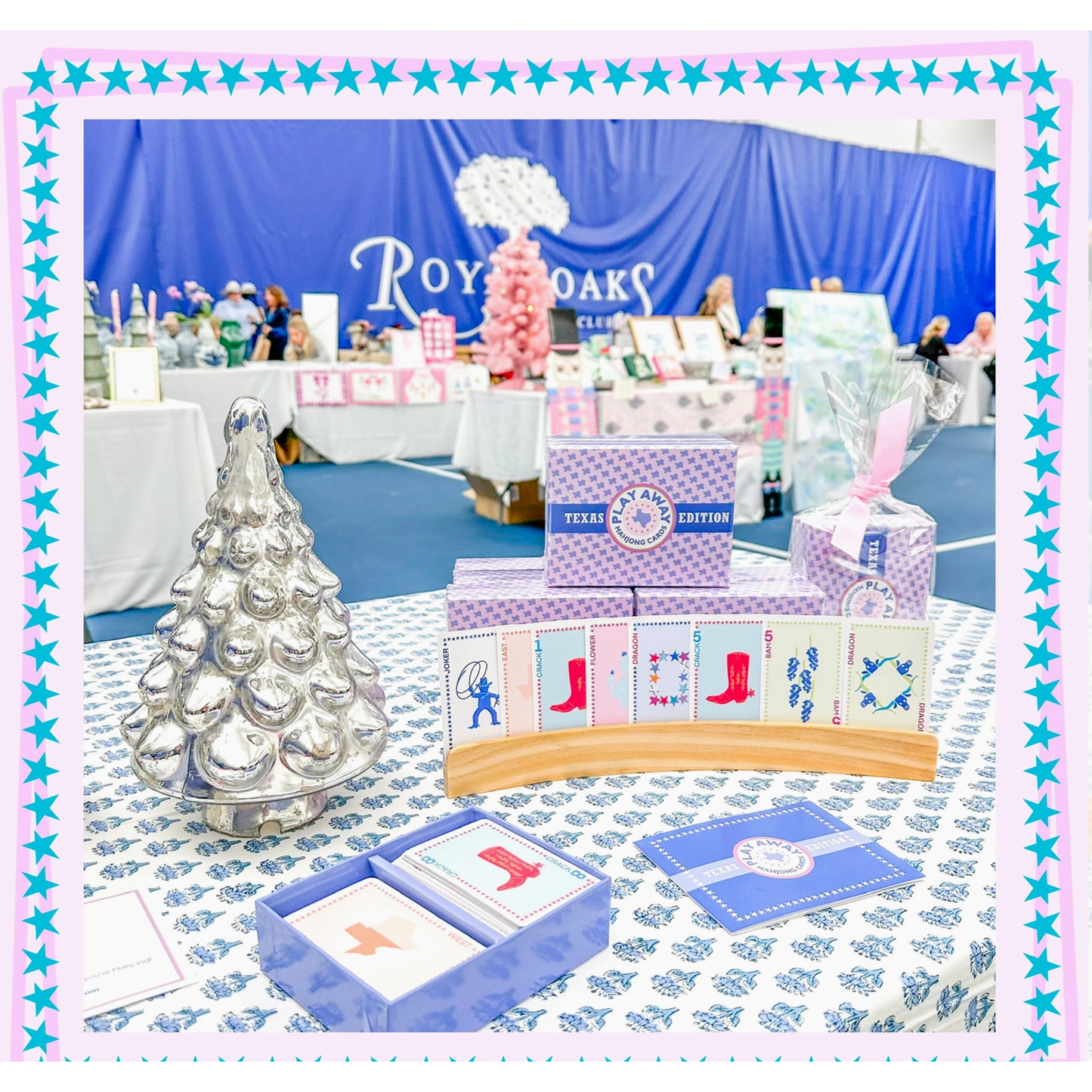 Play Away Cards - Wooden Card Racks - Set of 4 (Playing Cards sold separately)