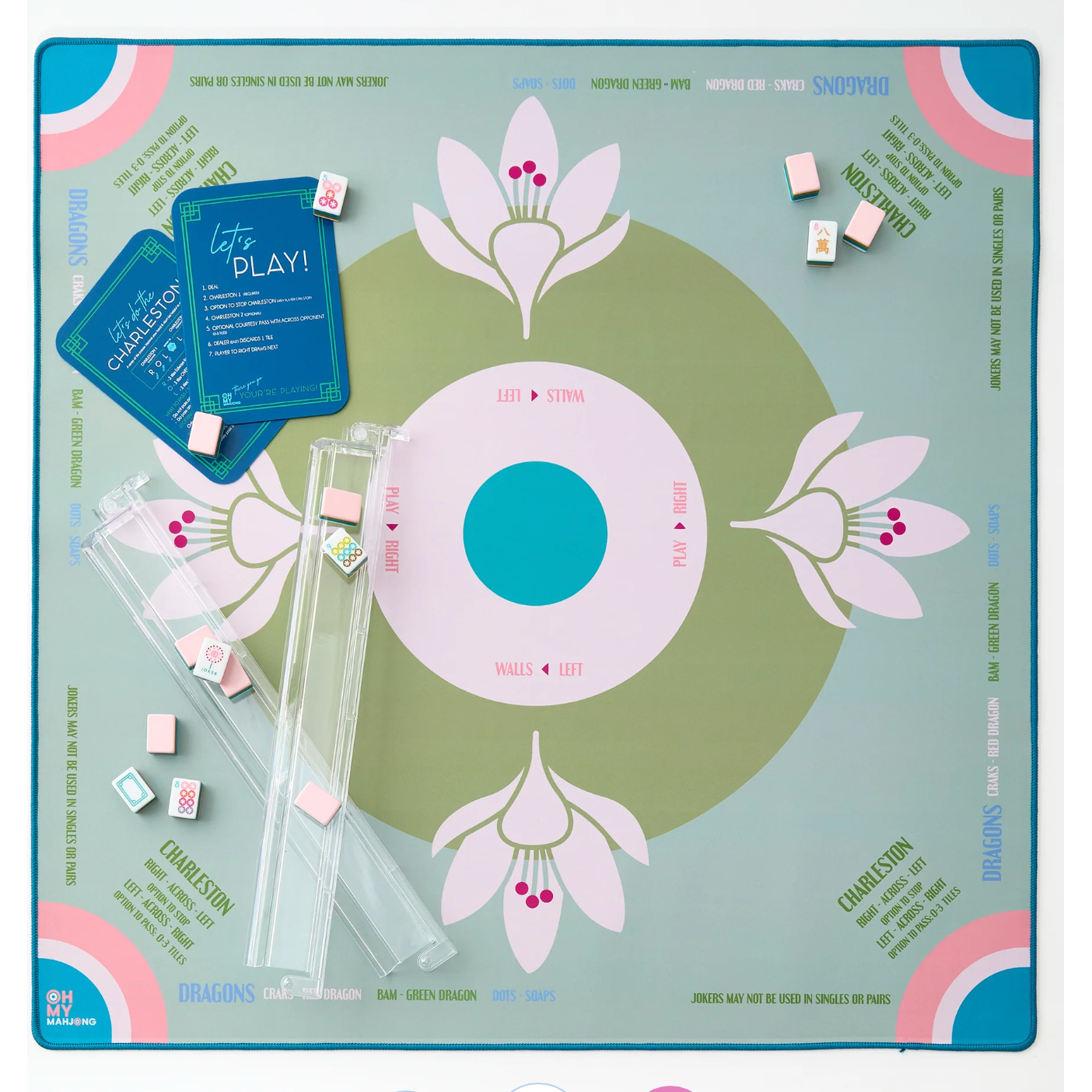 OMM Sage Lotus Mahjong Mat