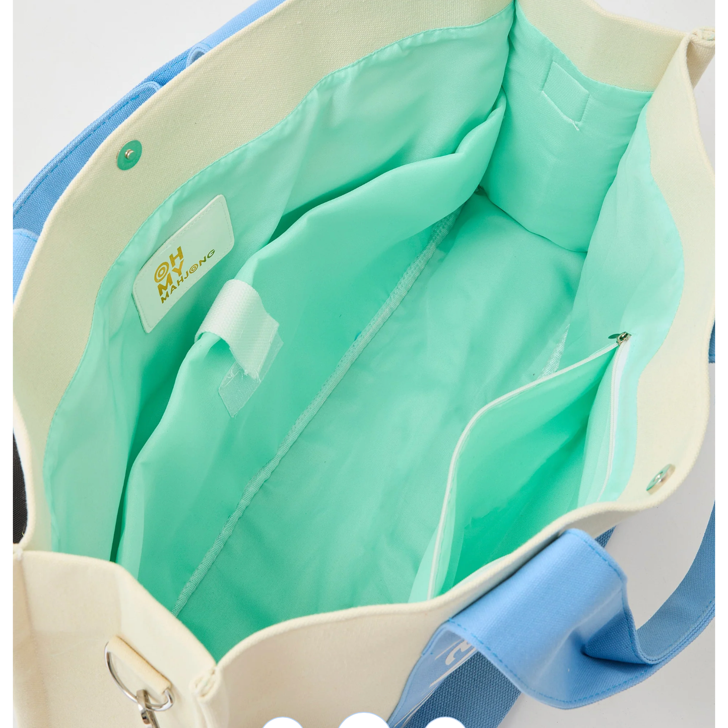 OMM Light Blue Mahj It All Bag