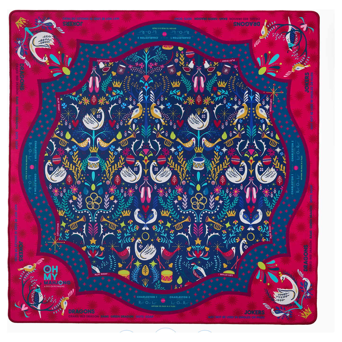 OMM Pear Tree Mahjong Mat